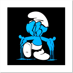 grafity smurf Posters and Art